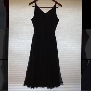 Dress the Population-Alicia Mixed Media Midi Dress